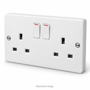 13A Double Switched Socket (BS1363)
