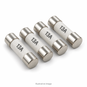 13A BS1362 Cartridge Fuses (pack of 4)