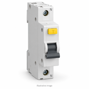 RCBO 16A 30mA Type A Single Pole (combined MCB+RCD)