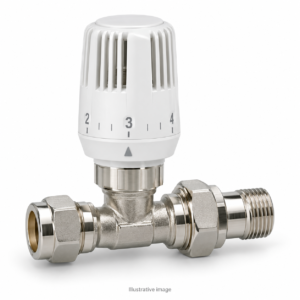 TRV 15mm Straight Thermostatic Radiator Valve