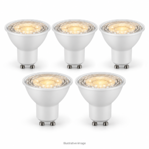LED GU10 5W Warm White 3000K (pack of 5)