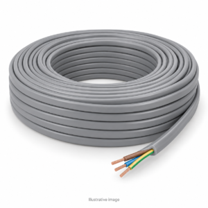 2.5mm² Twin & Earth Cable 100m Coil (grey)